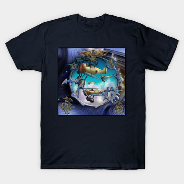 Blue Sky Avionics T-Shirt by MikaelJenei